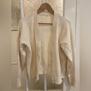 Cream Muji Comfy Cardigan - Size M